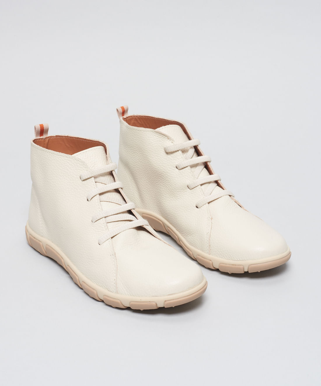 Tenis Frances Cano Medio - Off White/Aveia - Imagem 22