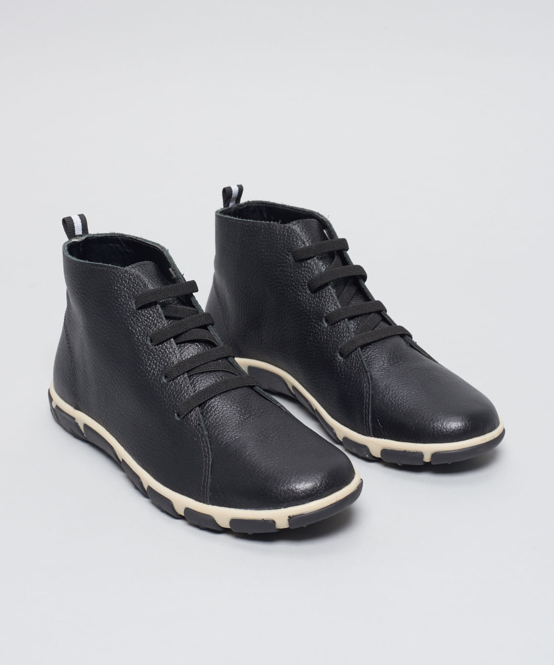 Tenis Frances Cano Medio - Preto/Off White - Imagem 22