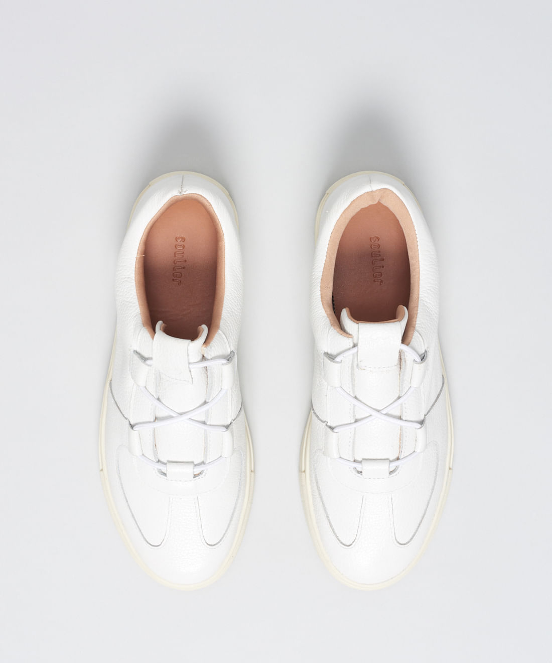Tenis Couro Passante Elastico - Branco - Imagem 24