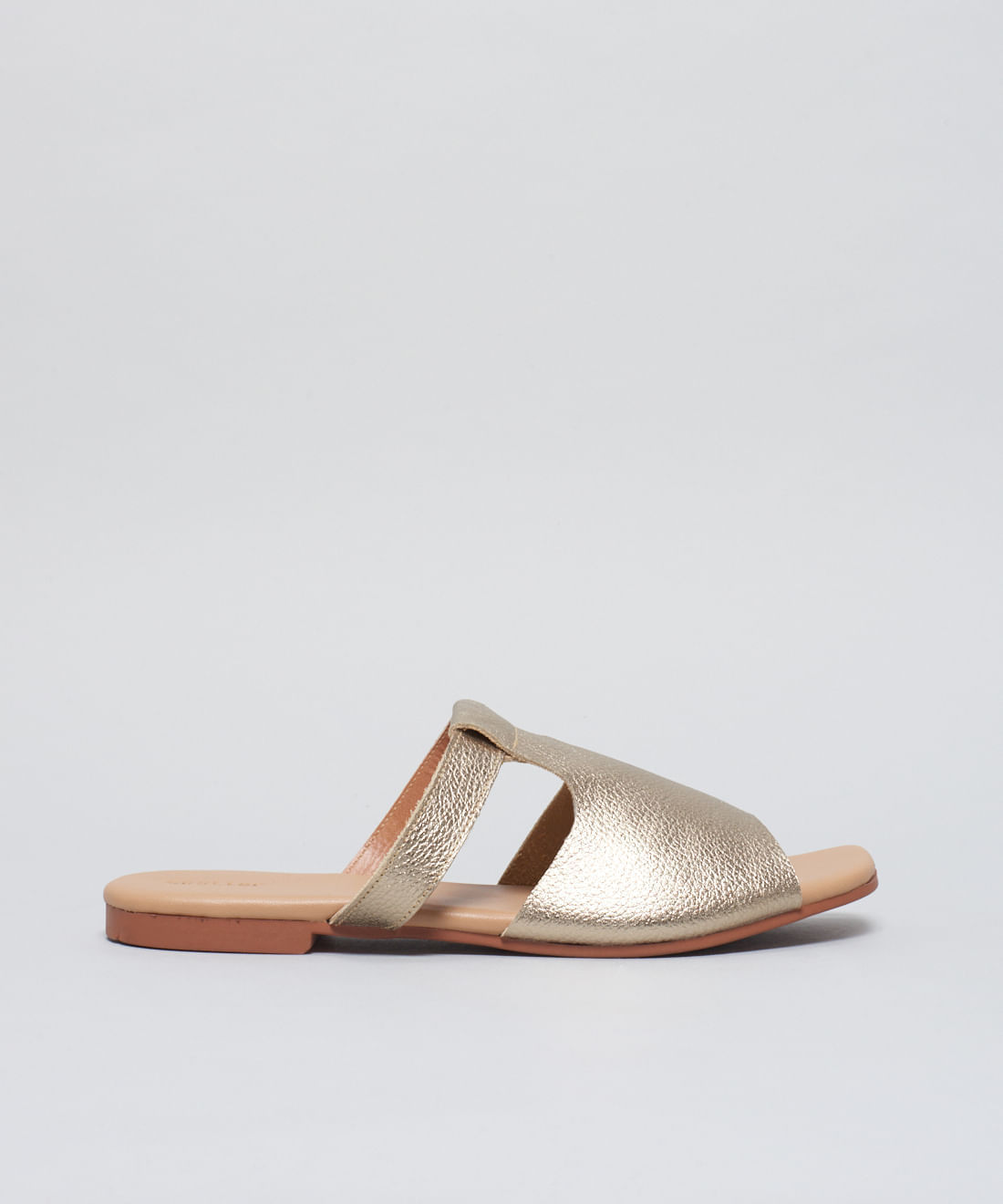 Rasteira Basica Couro Priscila - Prata Velho - Imagem 16