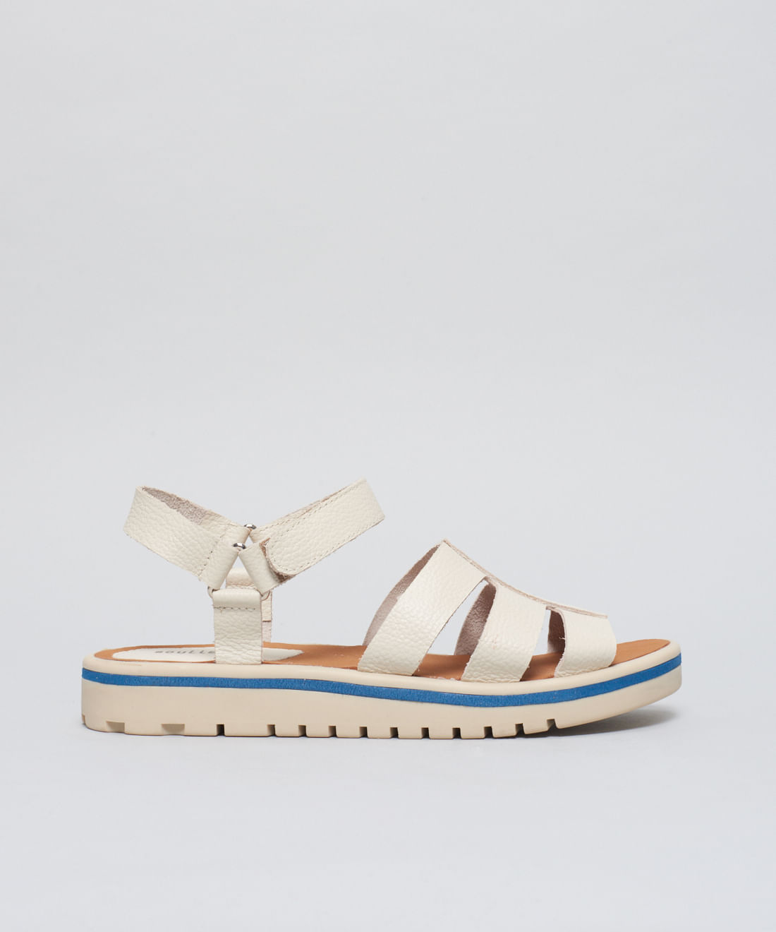 Rasteira Tratorada Isabel - Offwhite