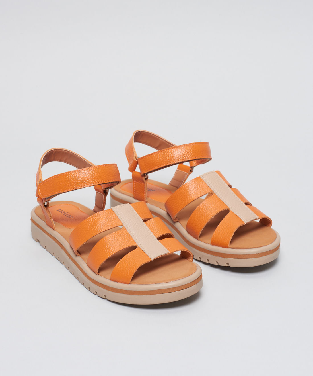 Rasteira Tratorada Isabel - Tangerina - Imagem 12