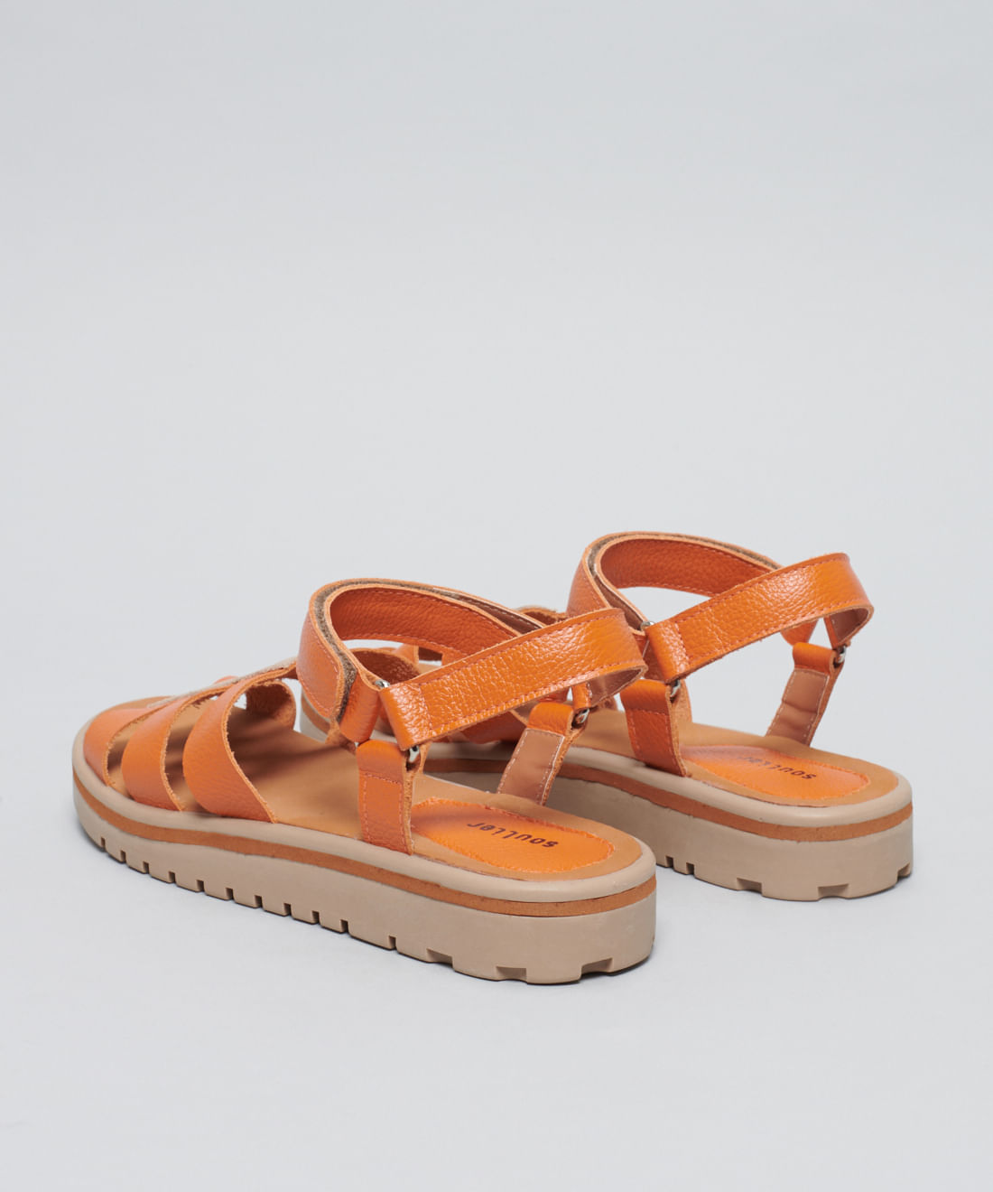 Rasteira Tratorada Isabel - Tangerina - Imagem 18