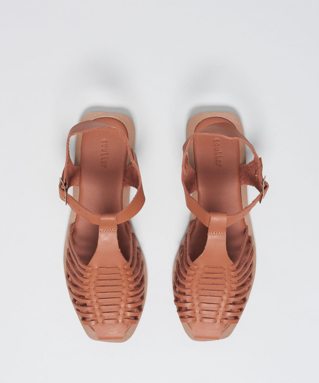 Rasteira Couro Pescador Alice - Mousse - Imagem 9