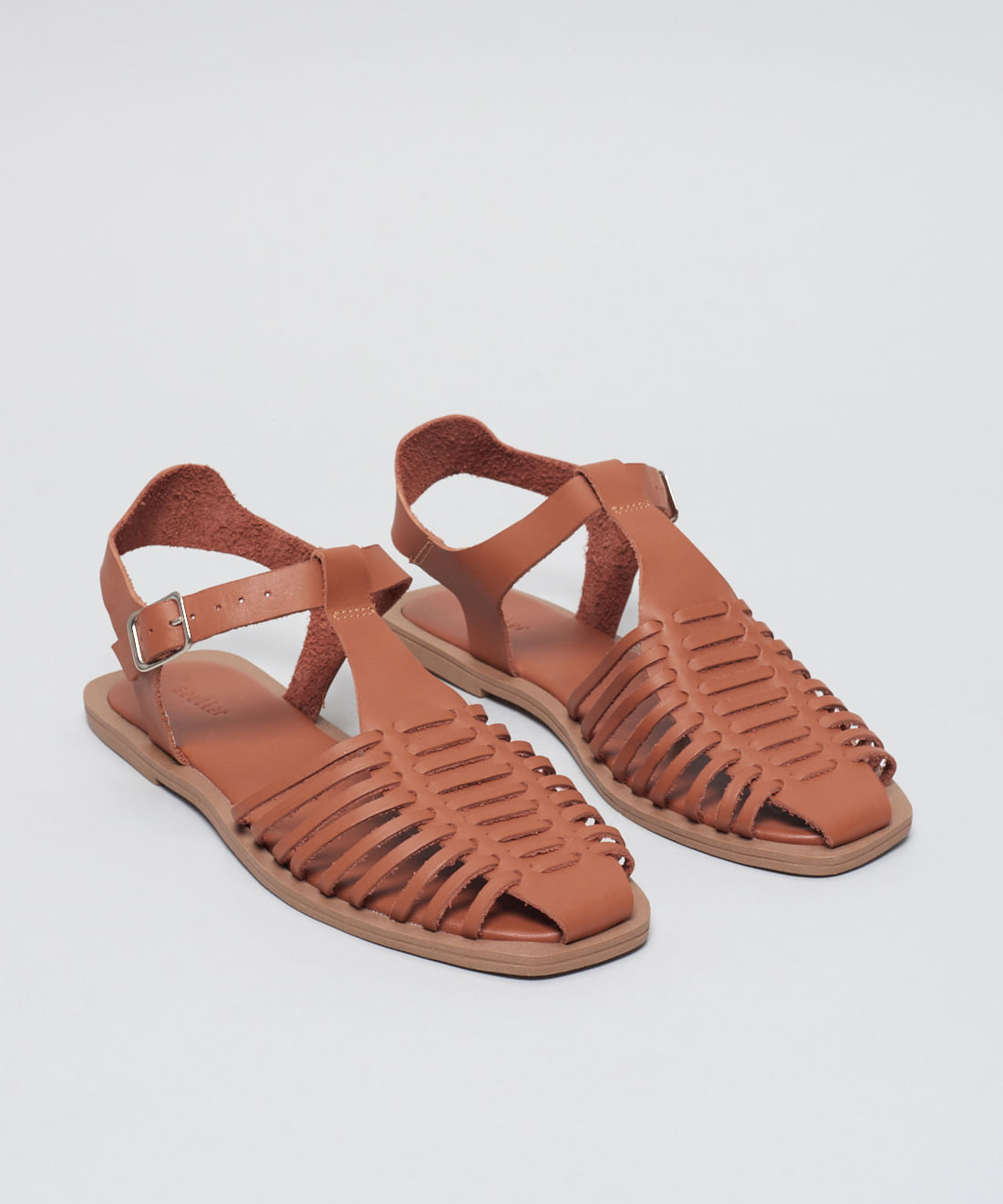 Rasteira Couro Pescador Alice - Mousse - Imagem 17