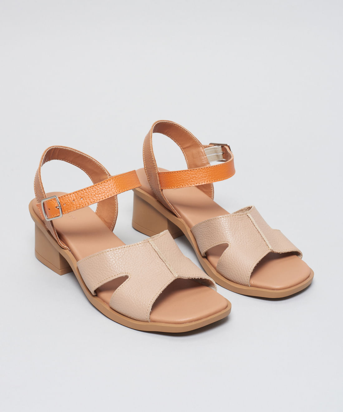 Sandalia Media Couro Amanda - Colors - Imagem 2