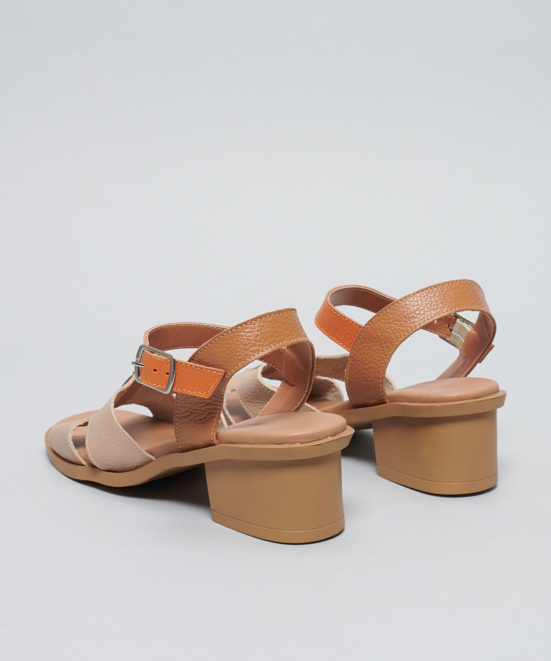 Sandalia Media Couro Amanda - Colors - Imagem 23