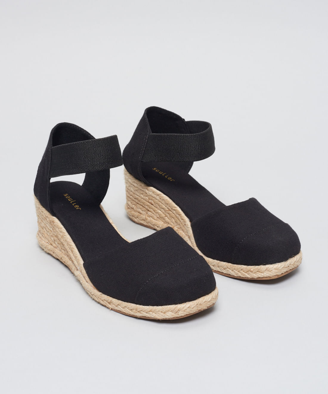 Anabela Fechada Elastico - Preto - Imagem 26