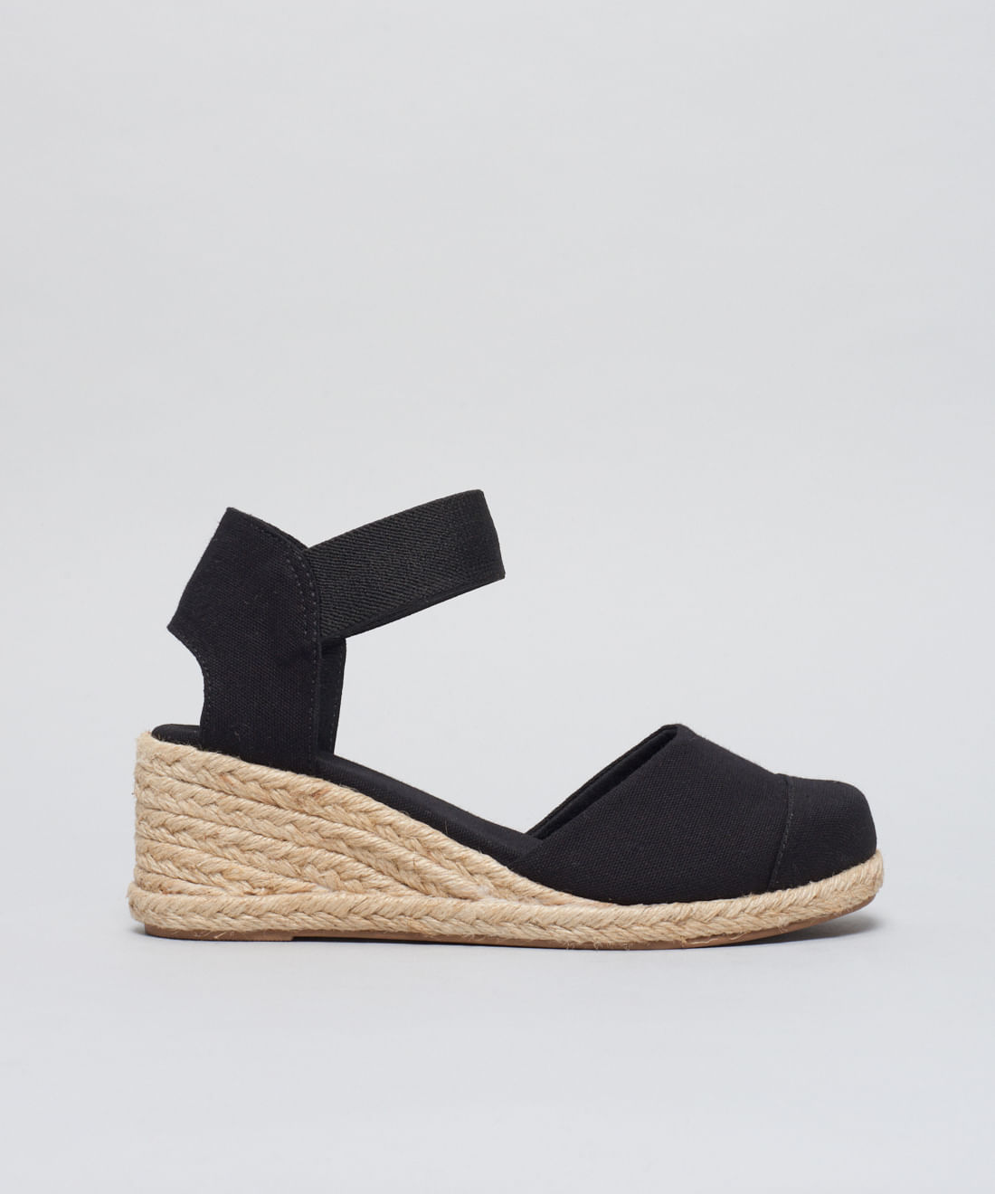 Anabela Fechada Elastico - Preto - Imagem 37