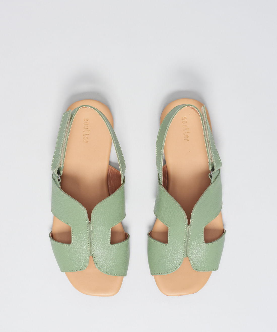 Rasteira Basica Helo Traseiro - Pistache - Imagem 9