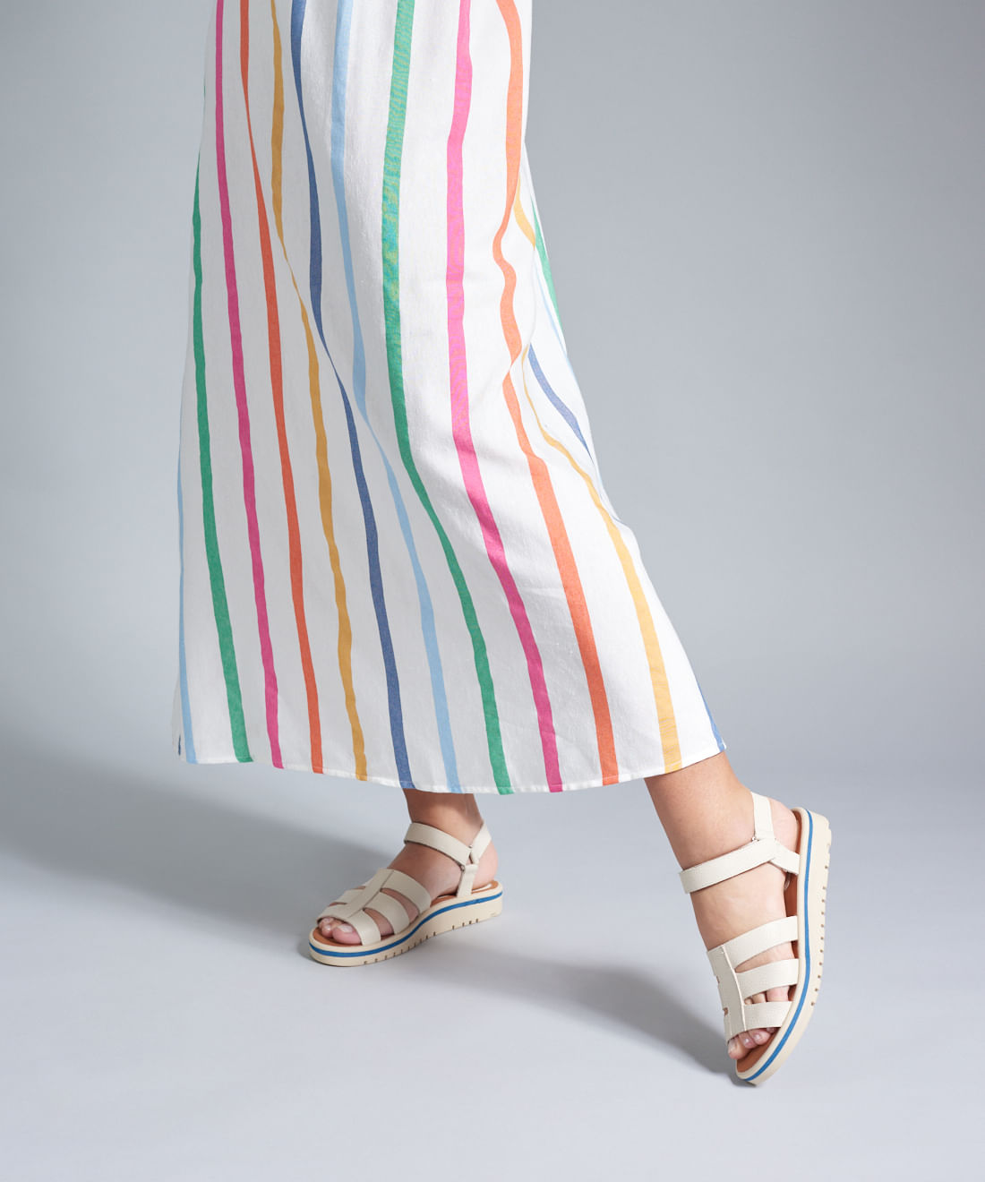 Rasteira Tratorada Isabel - Offwhite - Imagem 35