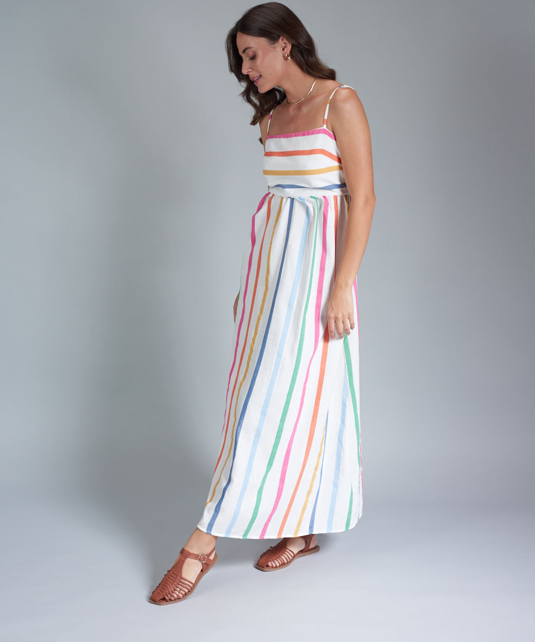 Rasteira Couro Pescador Alice - Mousse - Imagem 10