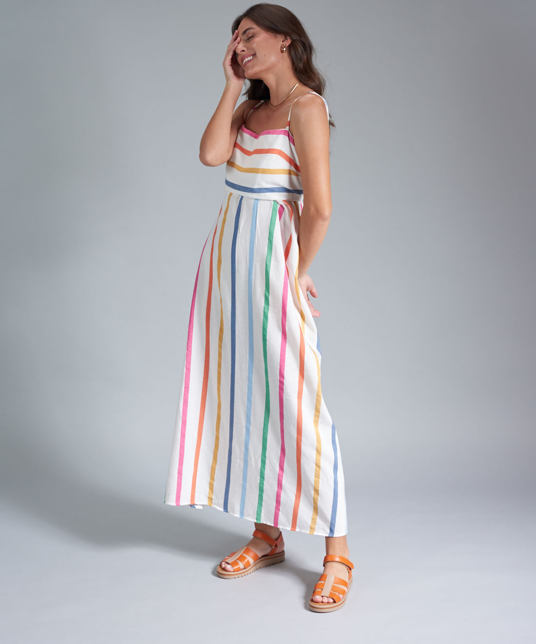 Rasteira Tratorada Isabel - Tangerina - Imagem 40