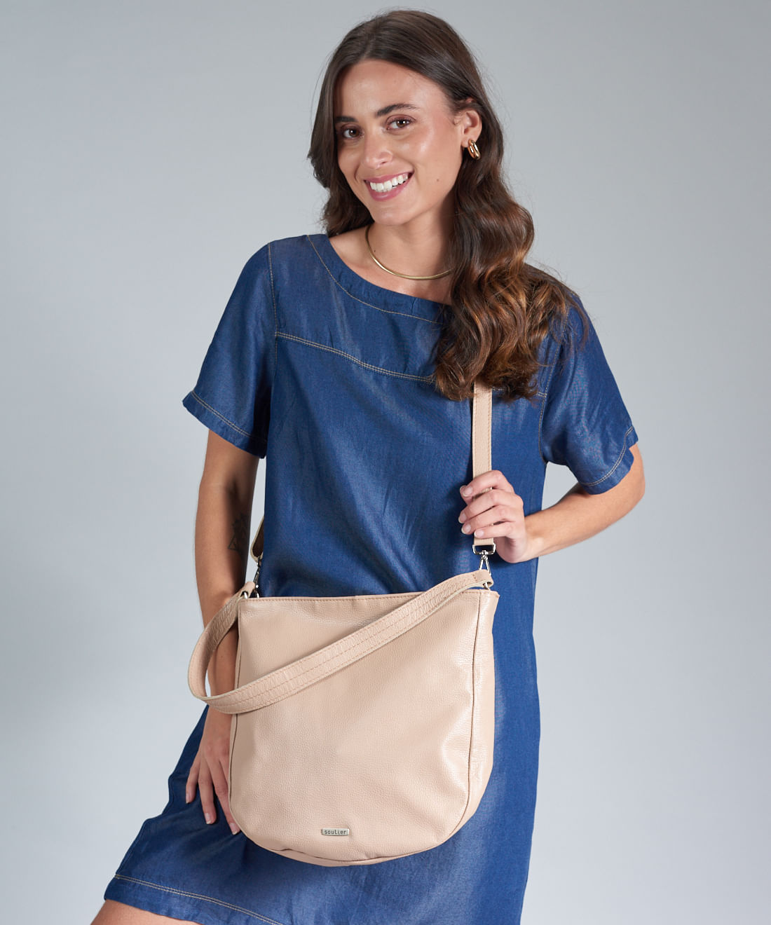 Bolsa g Couro Stella - Avela - Imagem 5