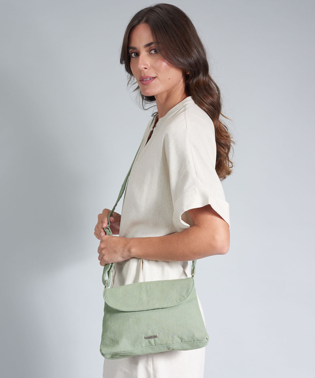 Bolsa Lona Renata - Pistache - Imagem 4