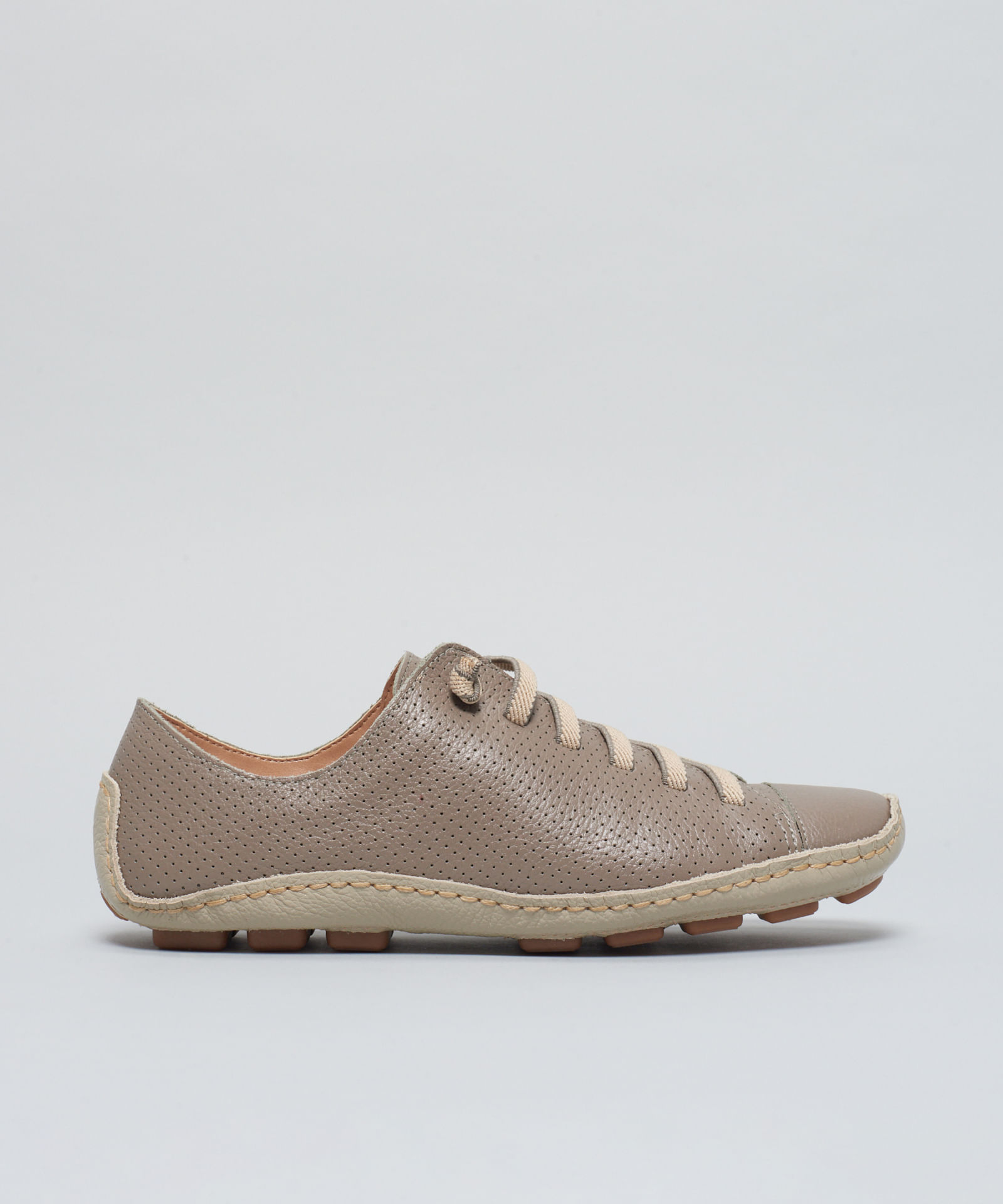 Tenis Perfuros Bicolor - Cinza