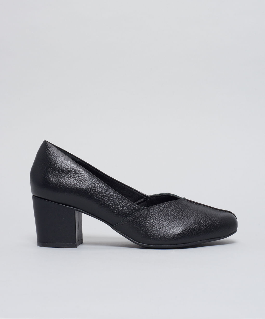 Scarpin Couro Nath - Preto