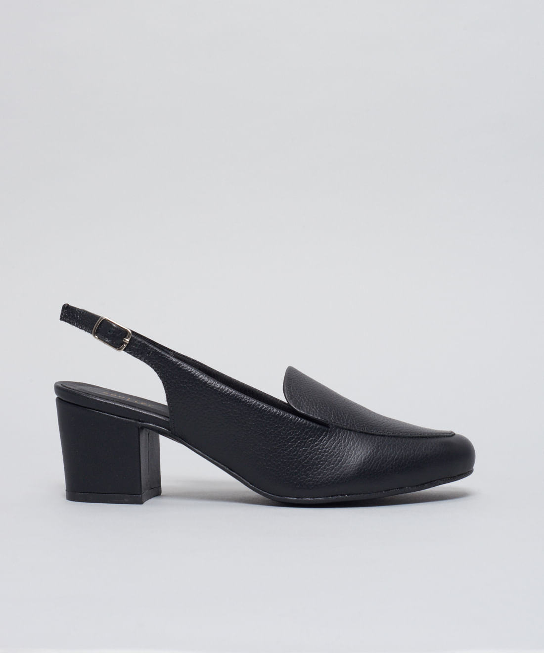 Scarpin Couro Antonia - Preto - Imagem 6