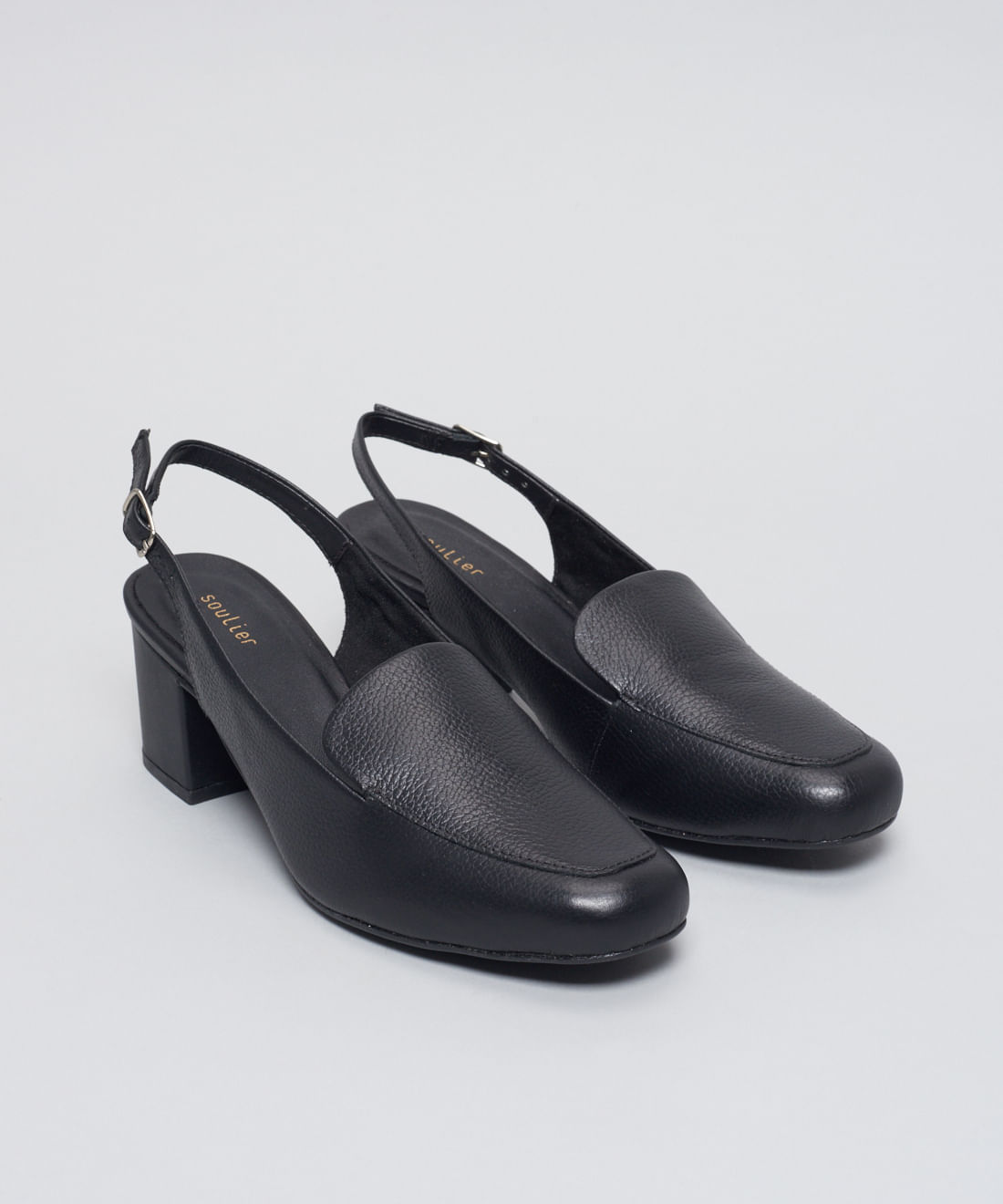 Scarpin Couro Antonia - Preto - Imagem 17