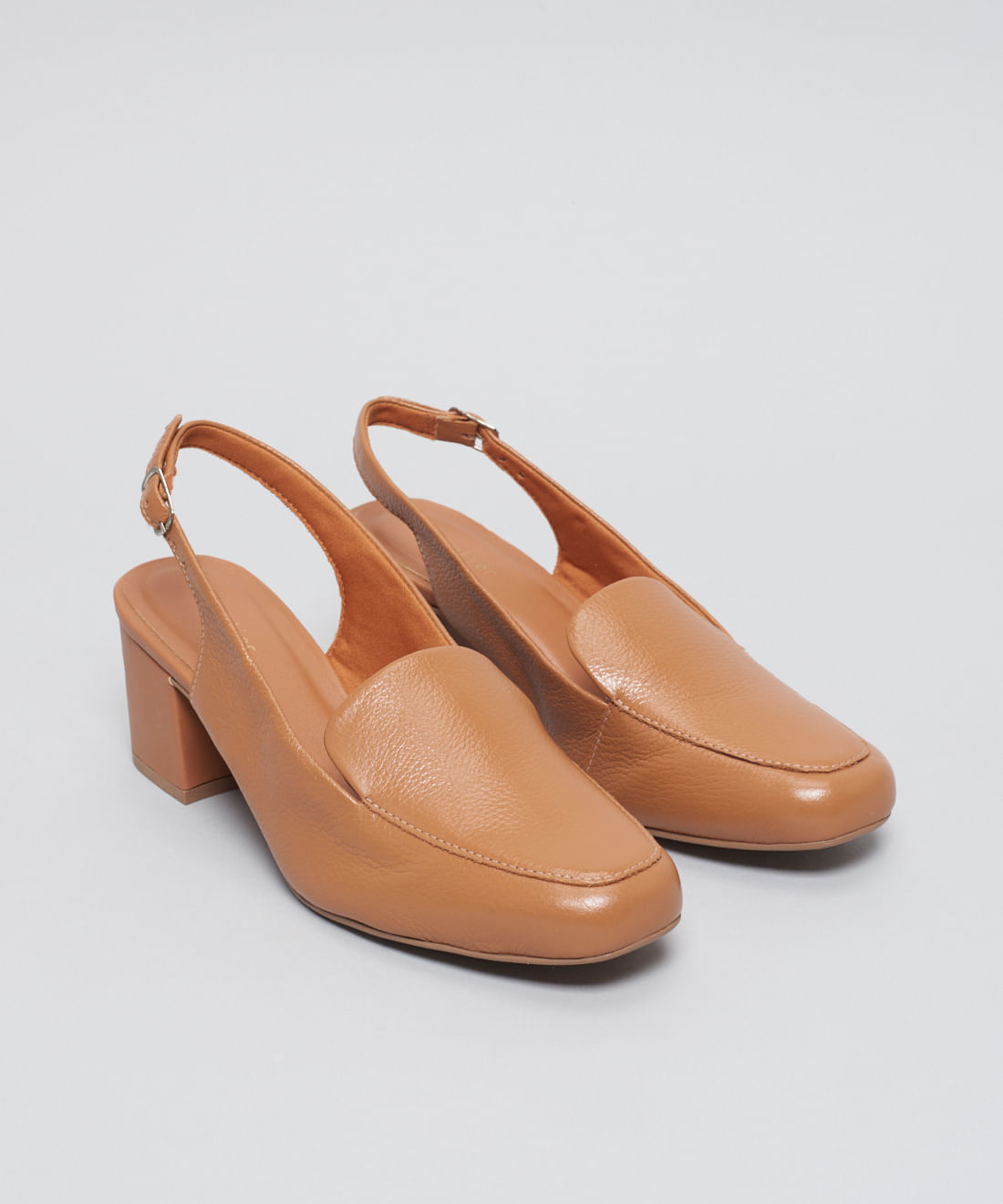 Scarpin Couro Antonia - Caramelo - Imagem 22
