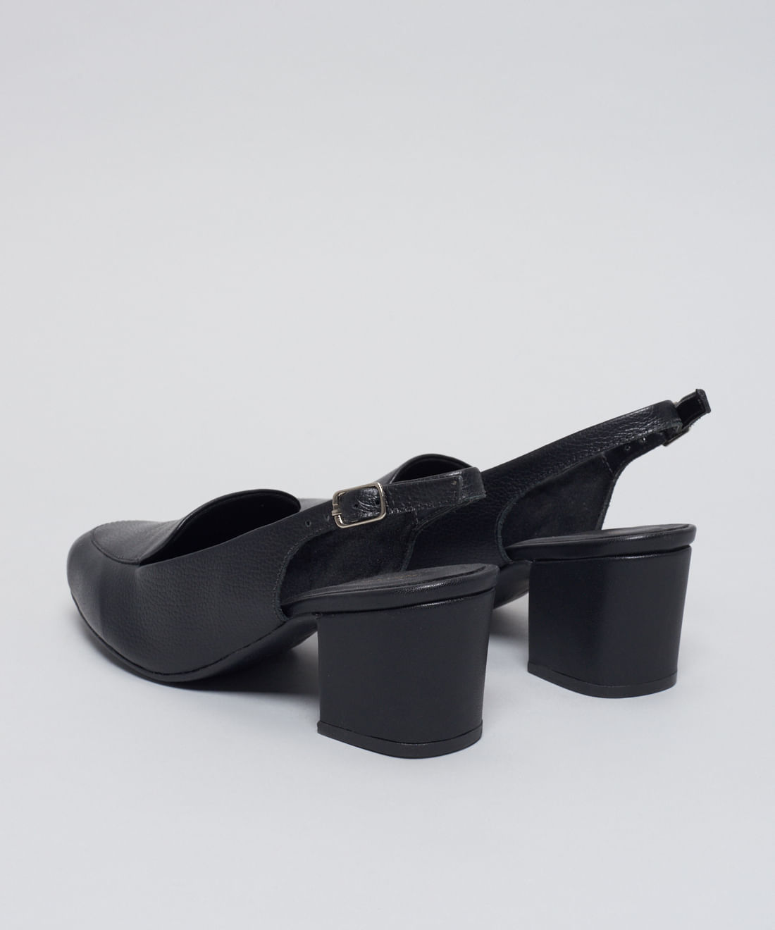 Scarpin Couro Antonia - Preto - Imagem 8
