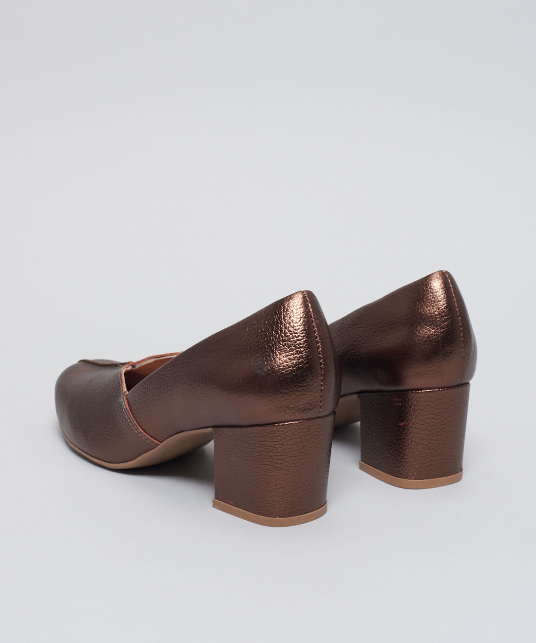 Scarpin Couro Nath - Bronze - Imagem 8