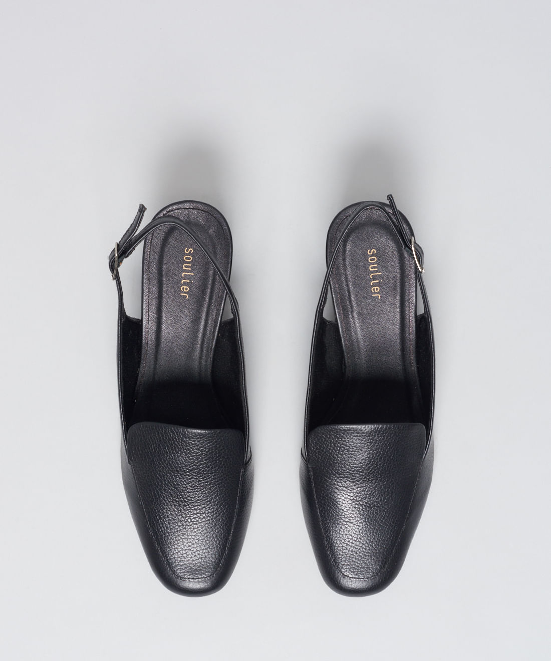 Scarpin Couro Antonia - Preto - Imagem 9