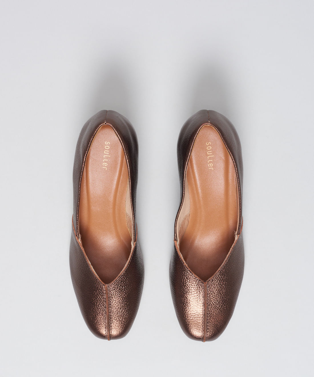 Scarpin Couro Nath - Bronze - Imagem 4