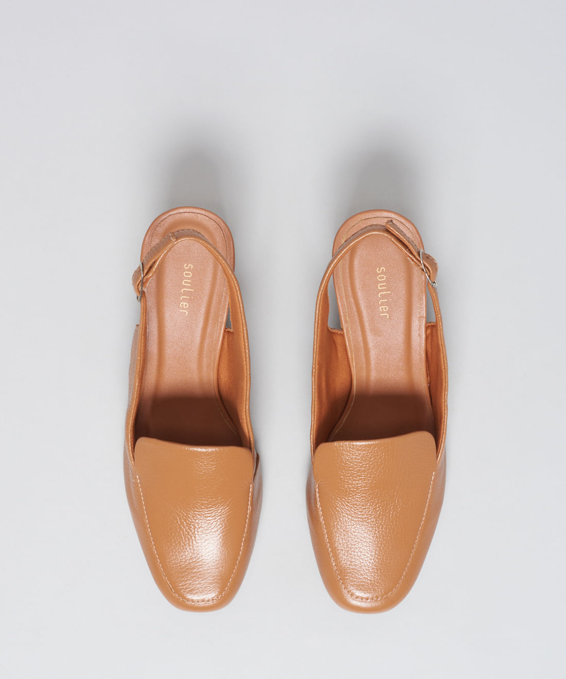 Scarpin Couro Antonia - Caramelo - Imagem 4