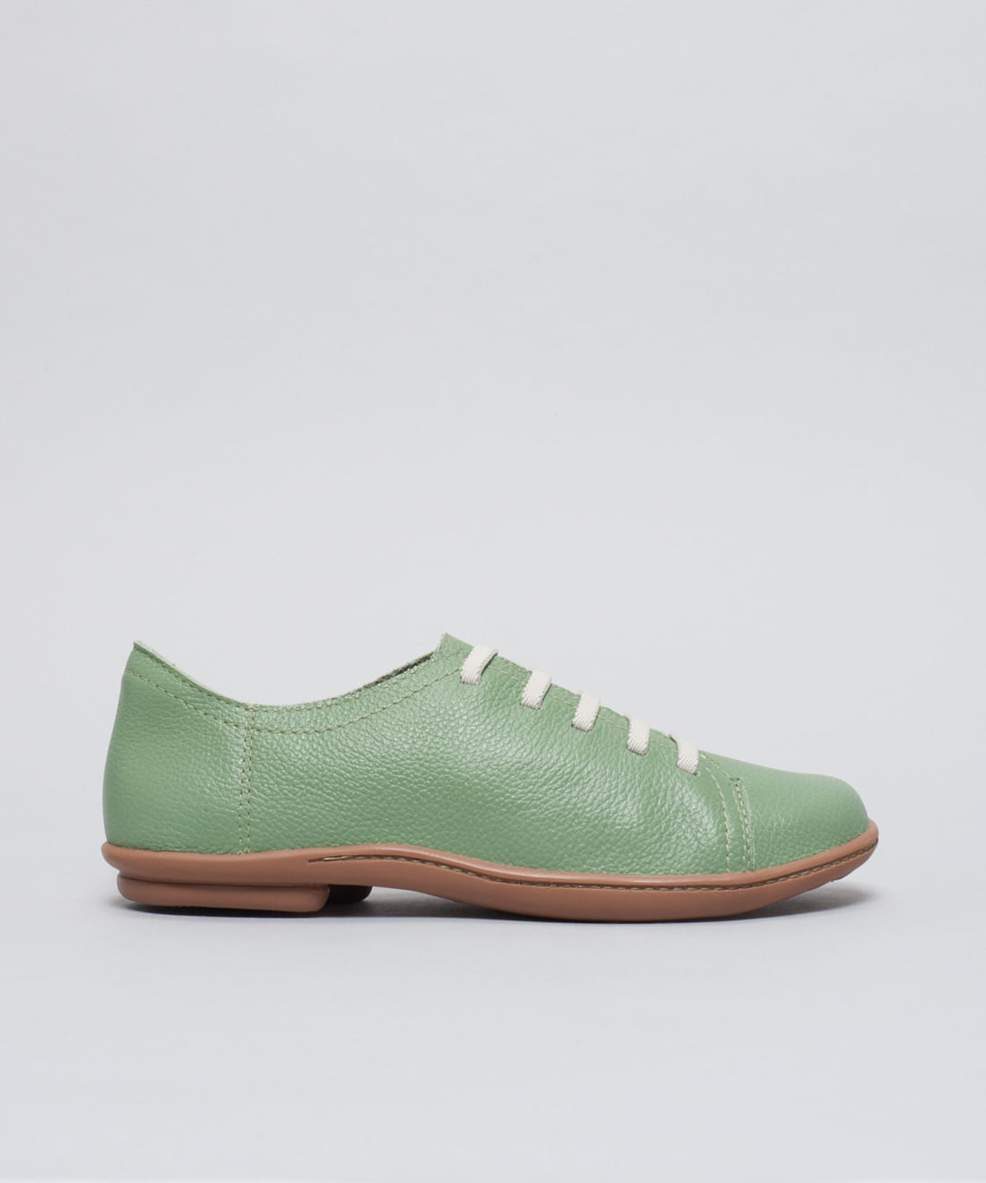 Tenis Couro Comfort Ellen - Pistache - Imagem 6