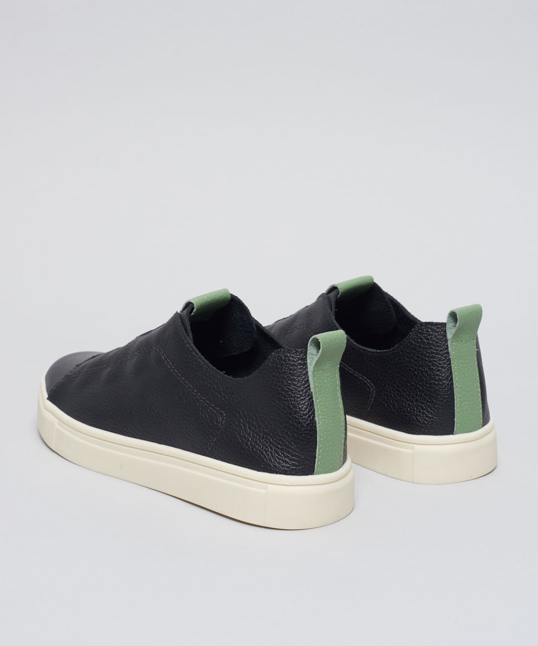 Tenis Couro Elastico Duo - Preto - Imagem 33