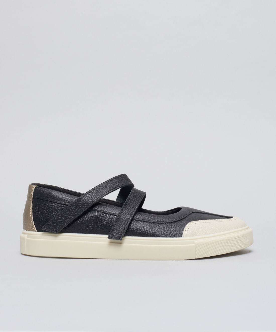 Tenis Couro Antonela - Preto