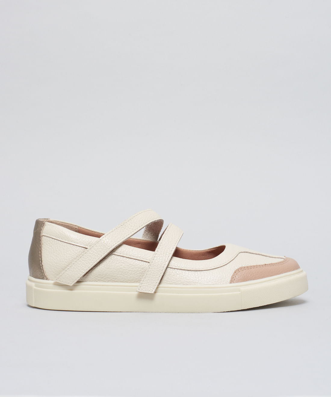 Tenis Couro Antonela - Offwhite