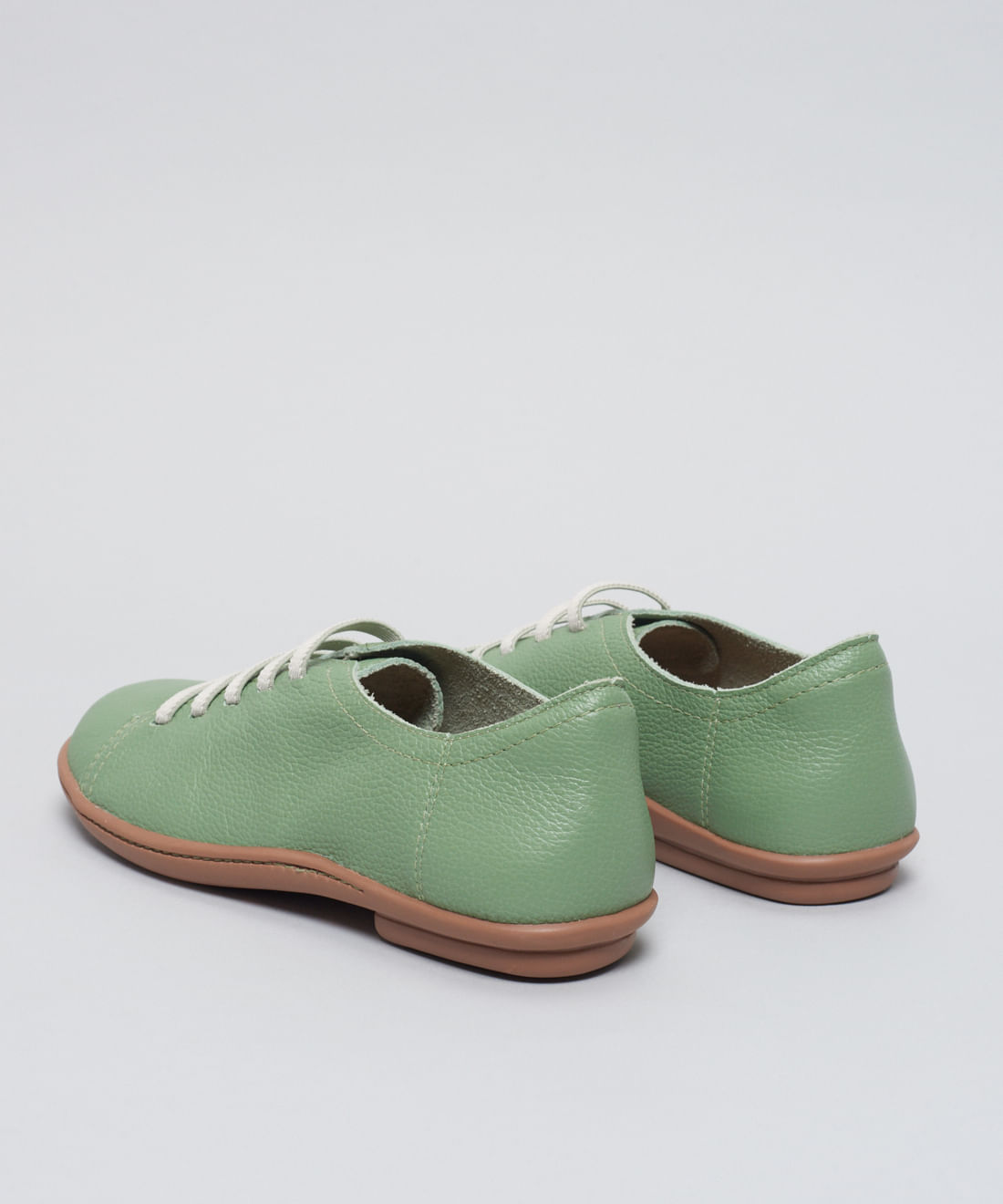Tenis Couro Comfort Ellen - Pistache - Imagem 3