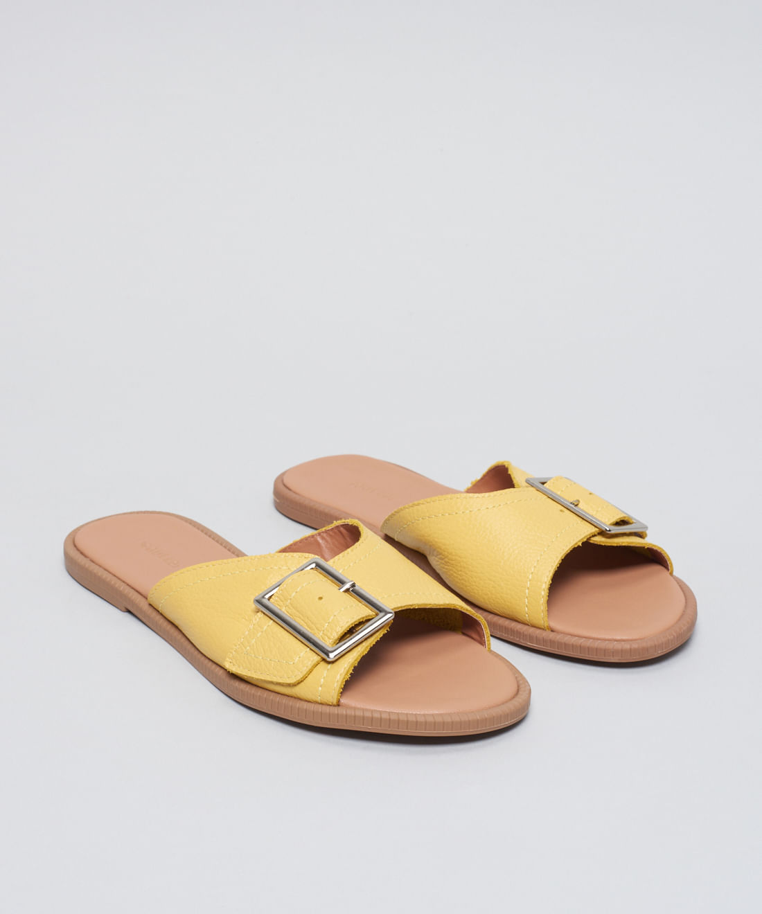 Rasteira Couro Fivela Laura - Camomila - Imagem 37