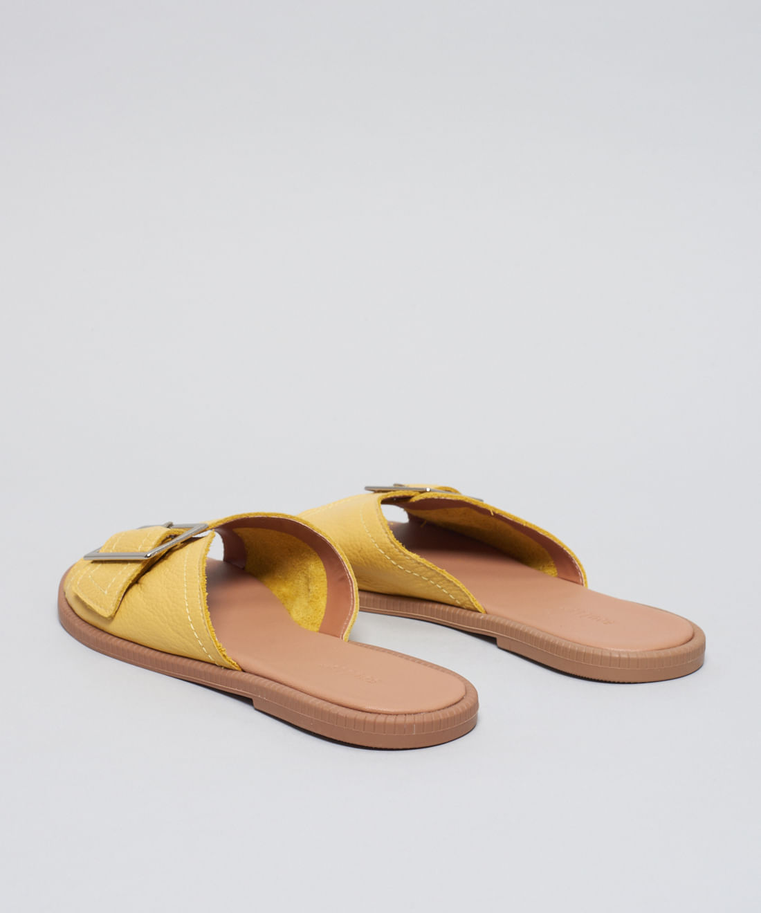 Rasteira Couro Fivela Laura - Camomila - Imagem 23