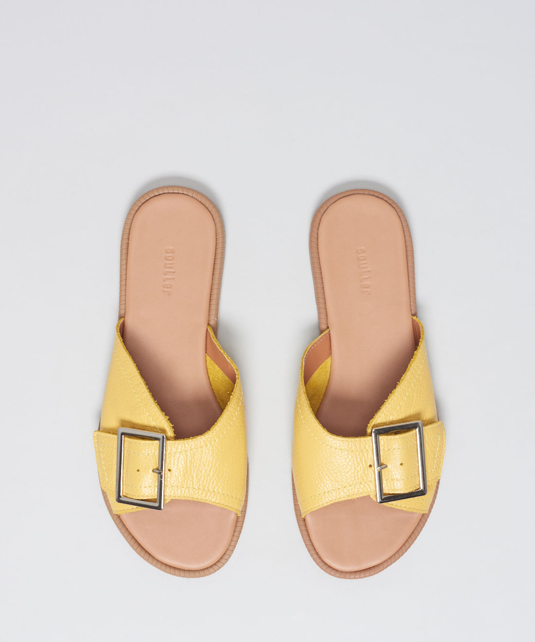 Rasteira Couro Fivela Laura - Camomila - Imagem 19