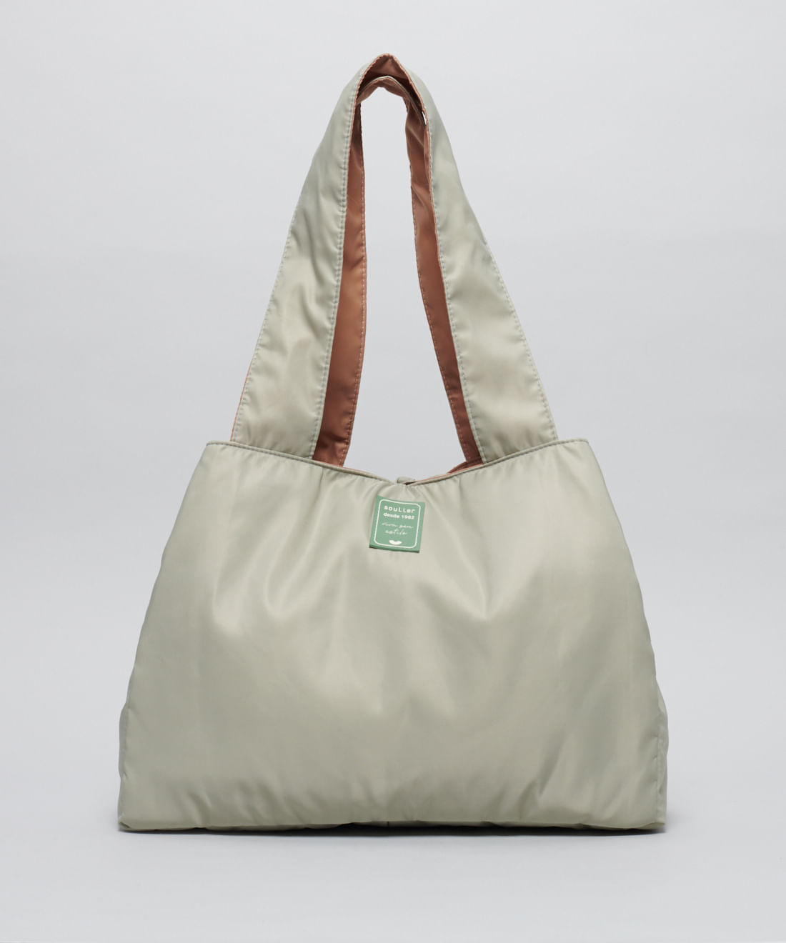 Bolsa Dupla Face Nylon Neo - Pistache