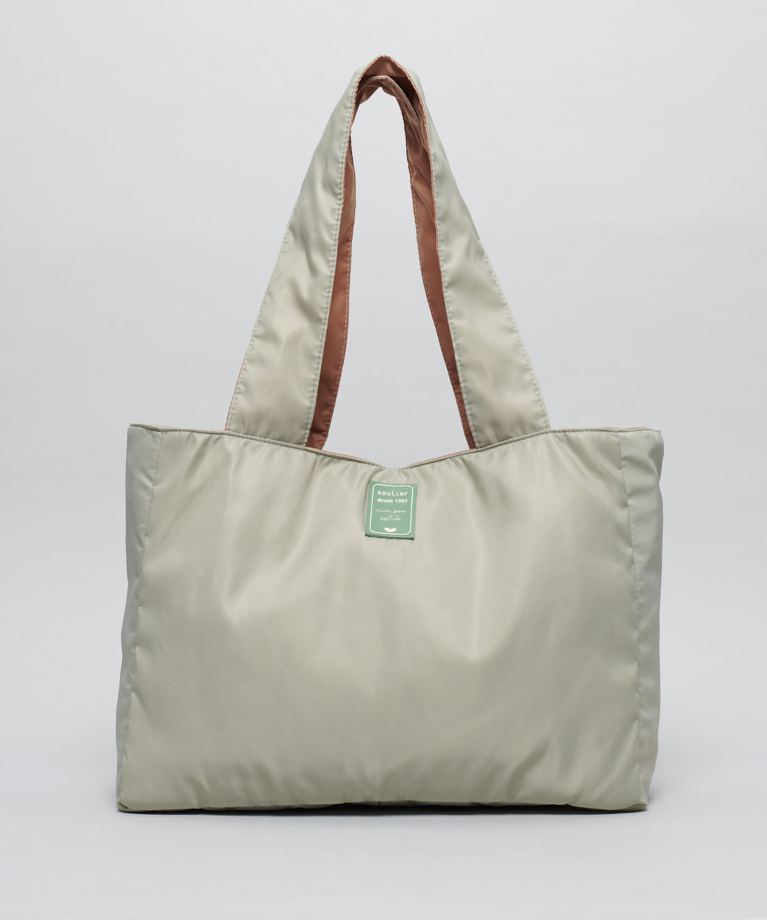 Bolsa Dupla Face Nylon Neo - Pistache - Imagem 3