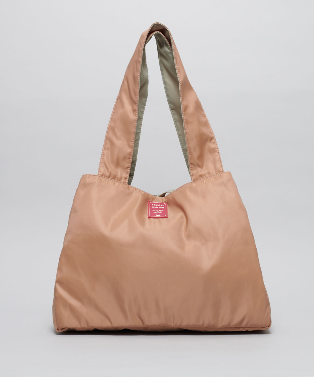 Bolsa Dupla Face Nylon Neo - Pistache - Imagem 4