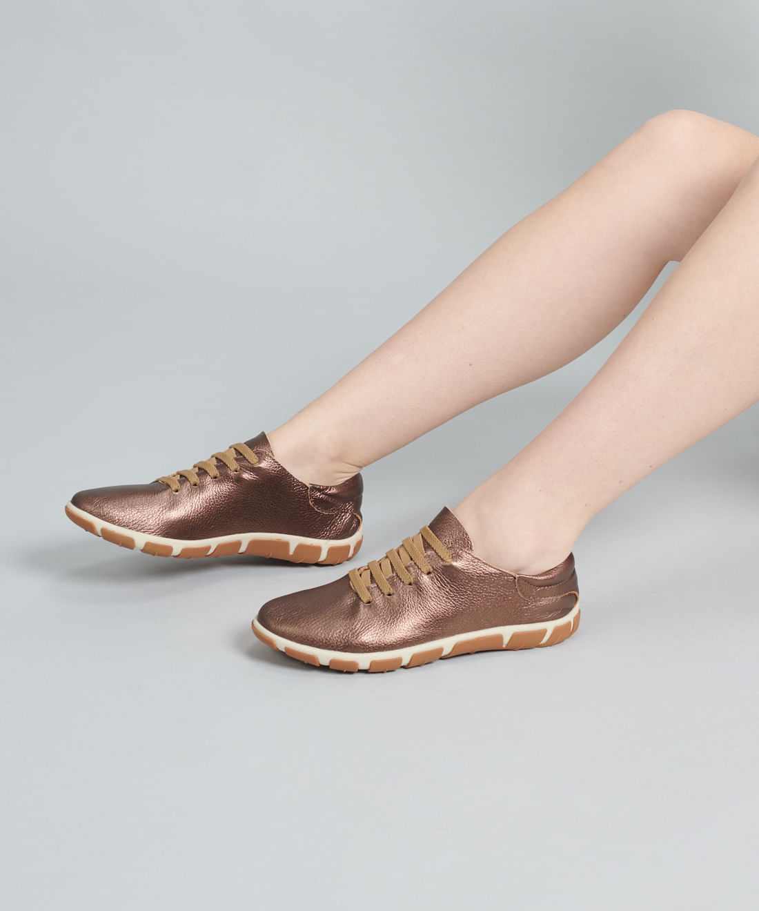 Tenis Frances Comfort - Bronze - Imagem 5