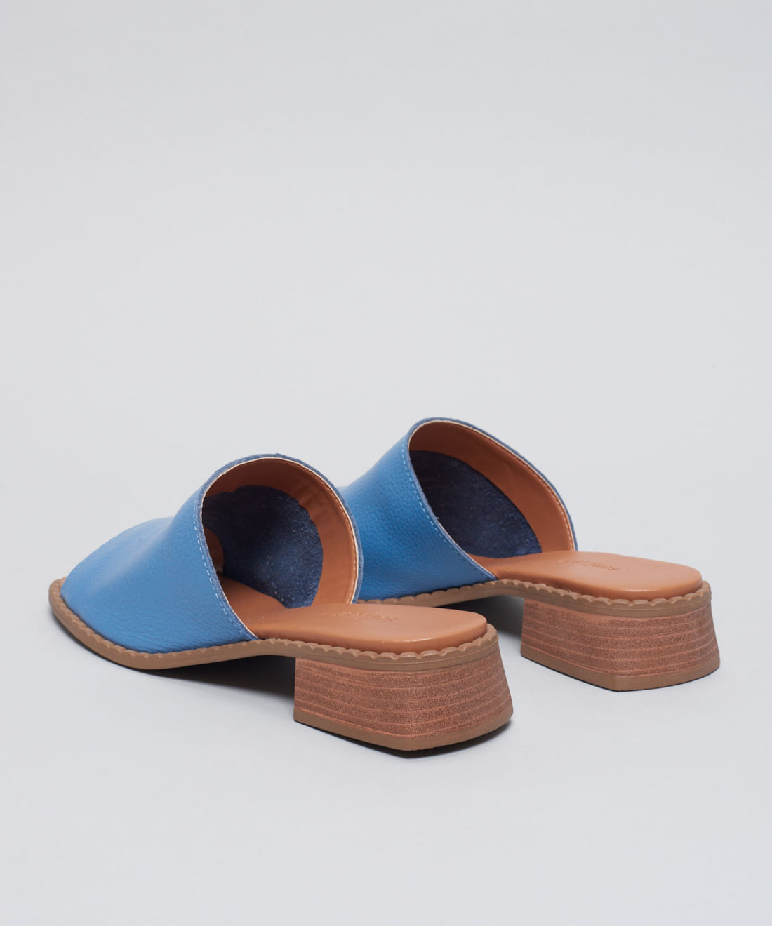 Salto Medio Mule - Azul Safira - Imagem 8