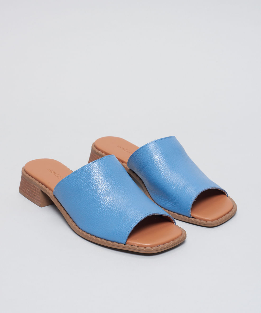 Salto Medio Mule - Azul Safira - Imagem 22