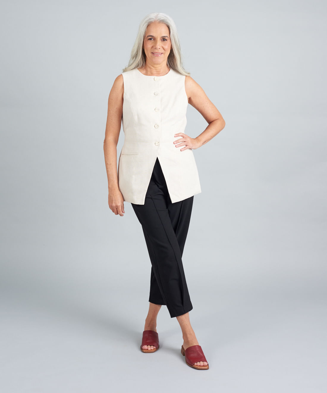 Salto Medio Mule - Merlot - Imagem 10