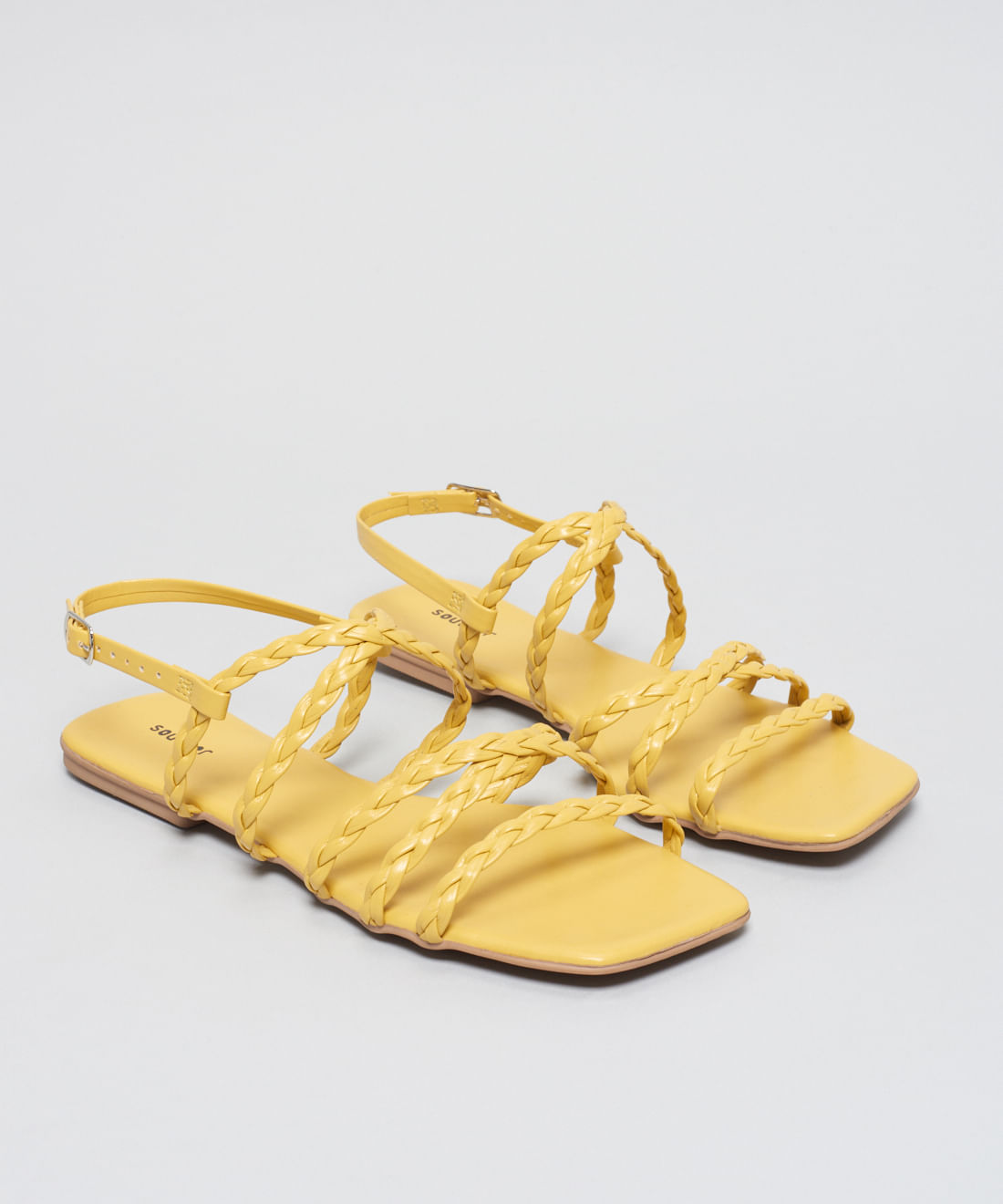 Rasteira Basica Trancinha Soft - Camomila - Imagem 17