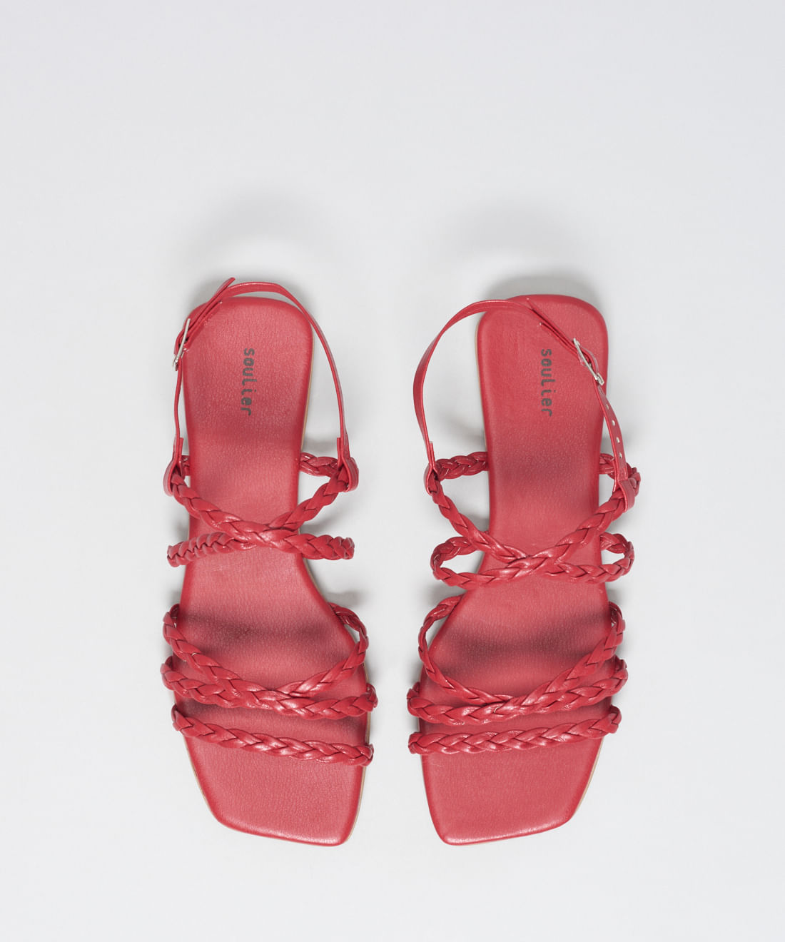 Rasteira Basica Trancinha Soft - Vermelho - Imagem 9