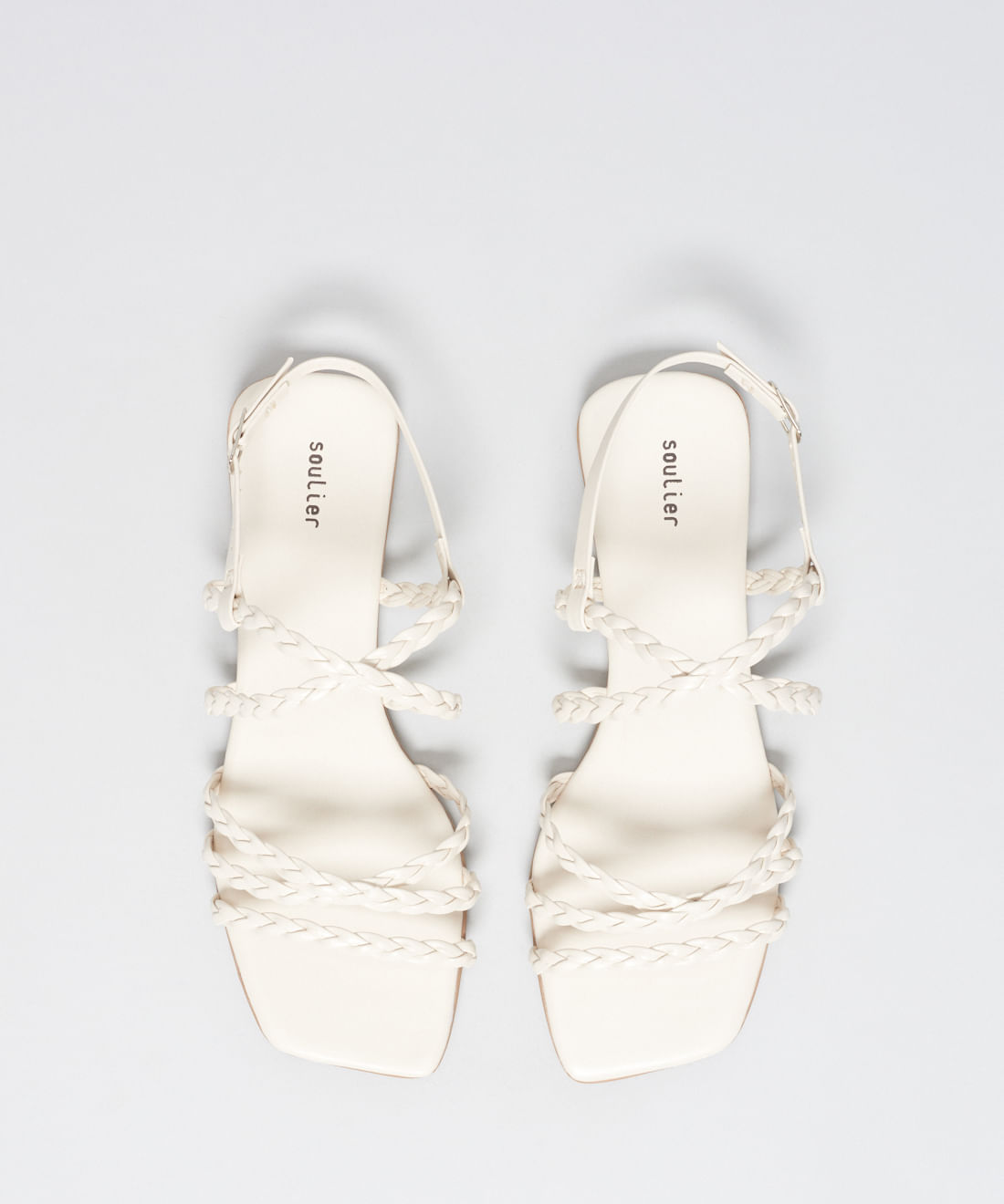 Rasteira Basica Trancinha Soft - Offwhite - Imagem 14