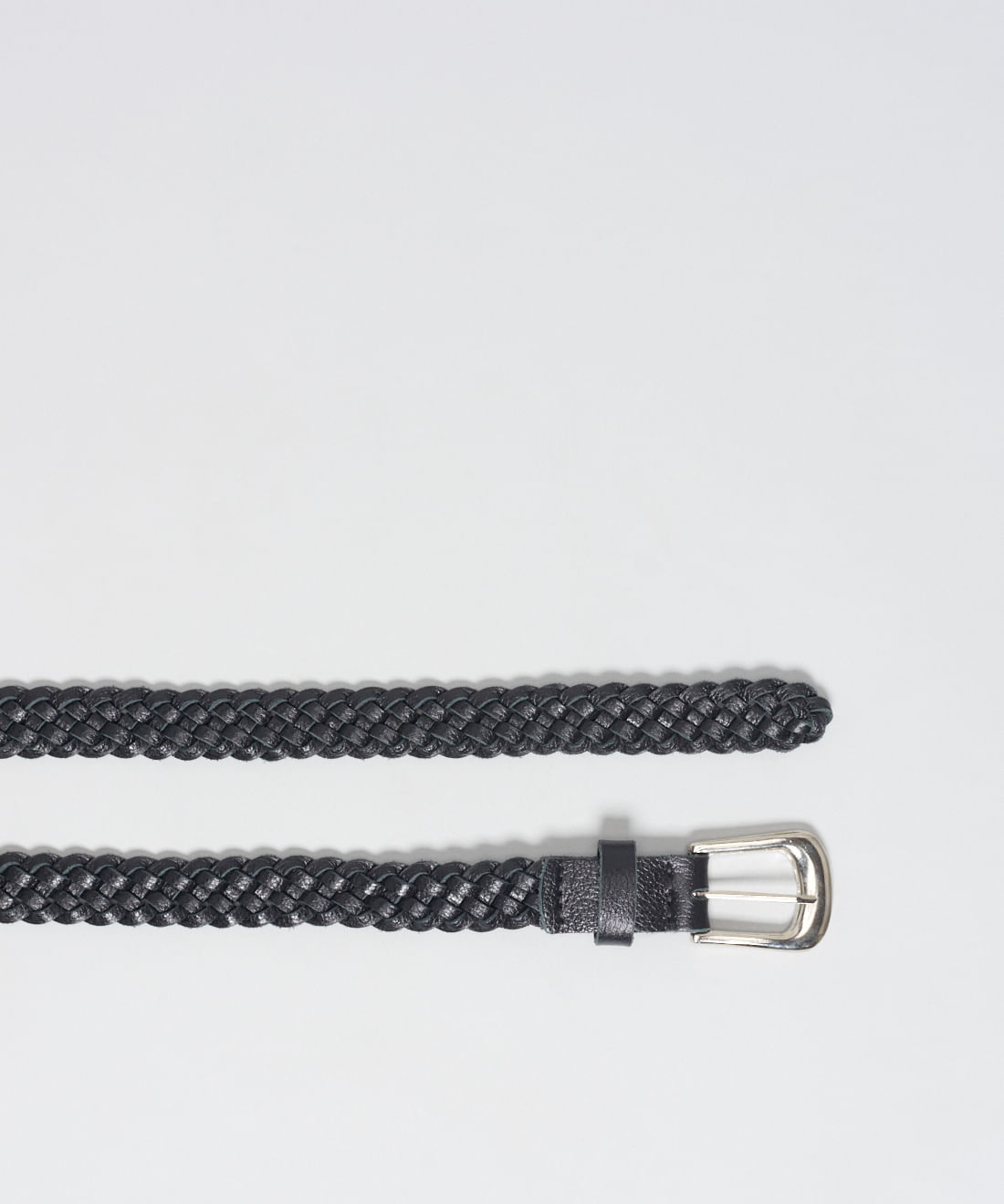 Cinto Couro Tresse Isa - Preto - Imagem 5