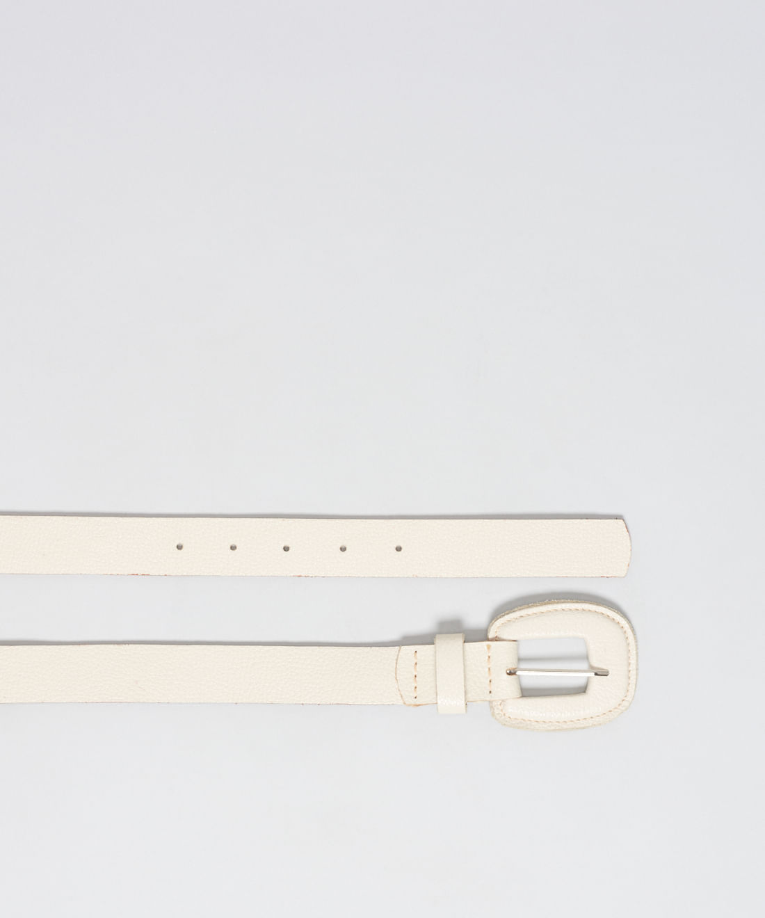 Cinto Couro Bruna - Offwhite