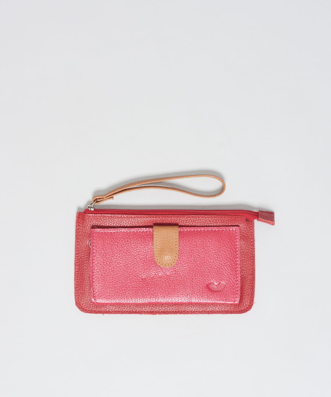 Carteira Croma Couro Neo - Vermelho